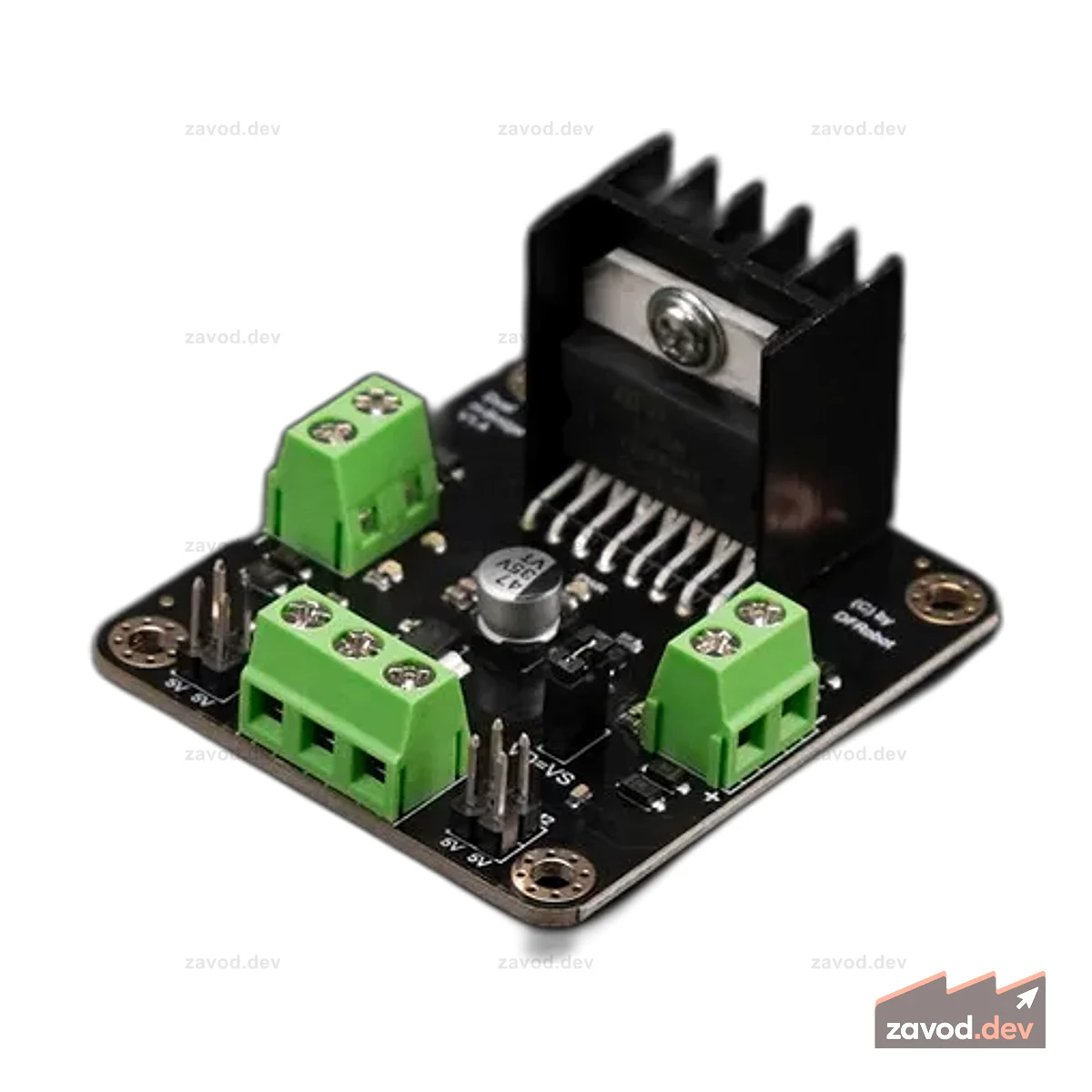 Контроллер двигателя постоянного тока MDV 2x2A (L298N)
