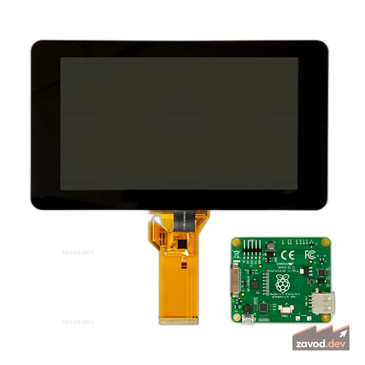 Raspberry Pi 7-дюймовый сенсорный дисплей