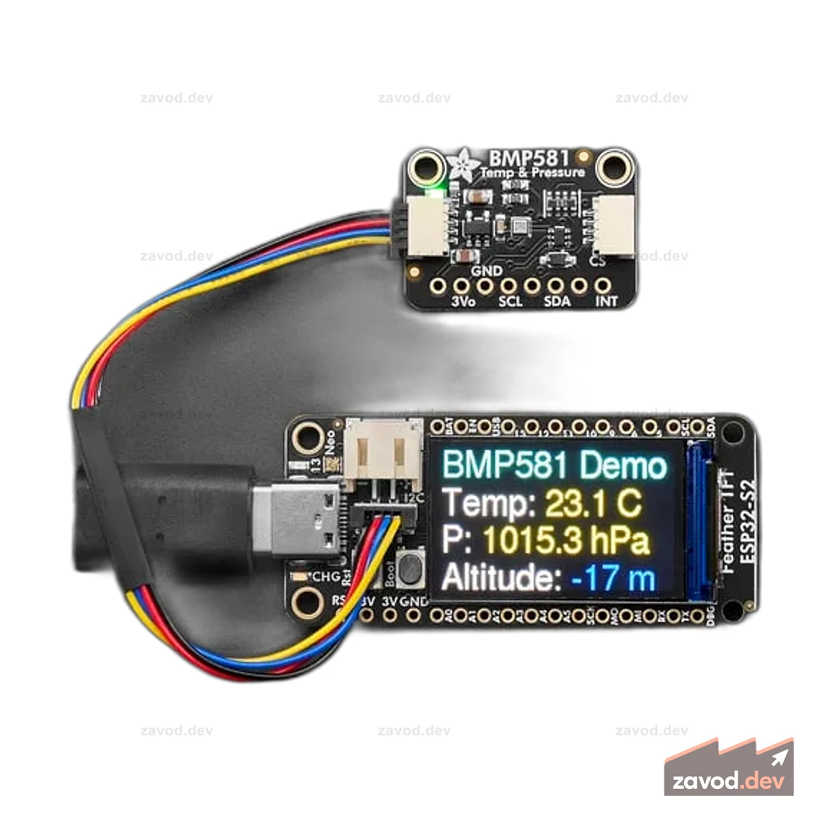 Adafruit BMP581 Датчик температуры и давления I2C или SPI