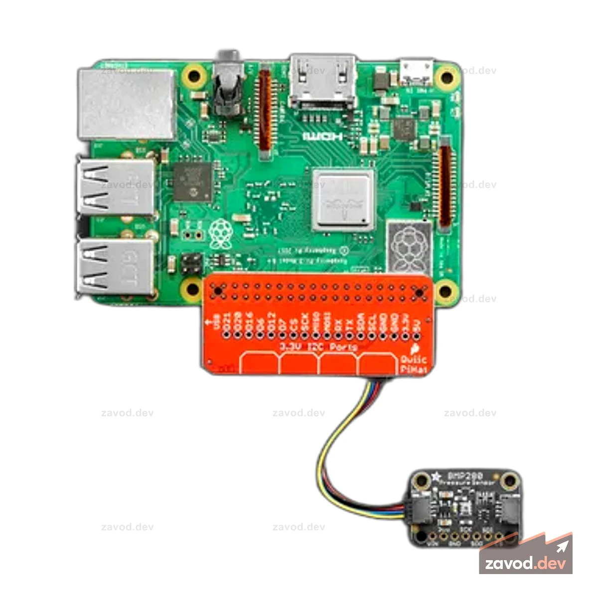 SparkFun Qwiic/STEMMA QT HAT для Raspberry Pi