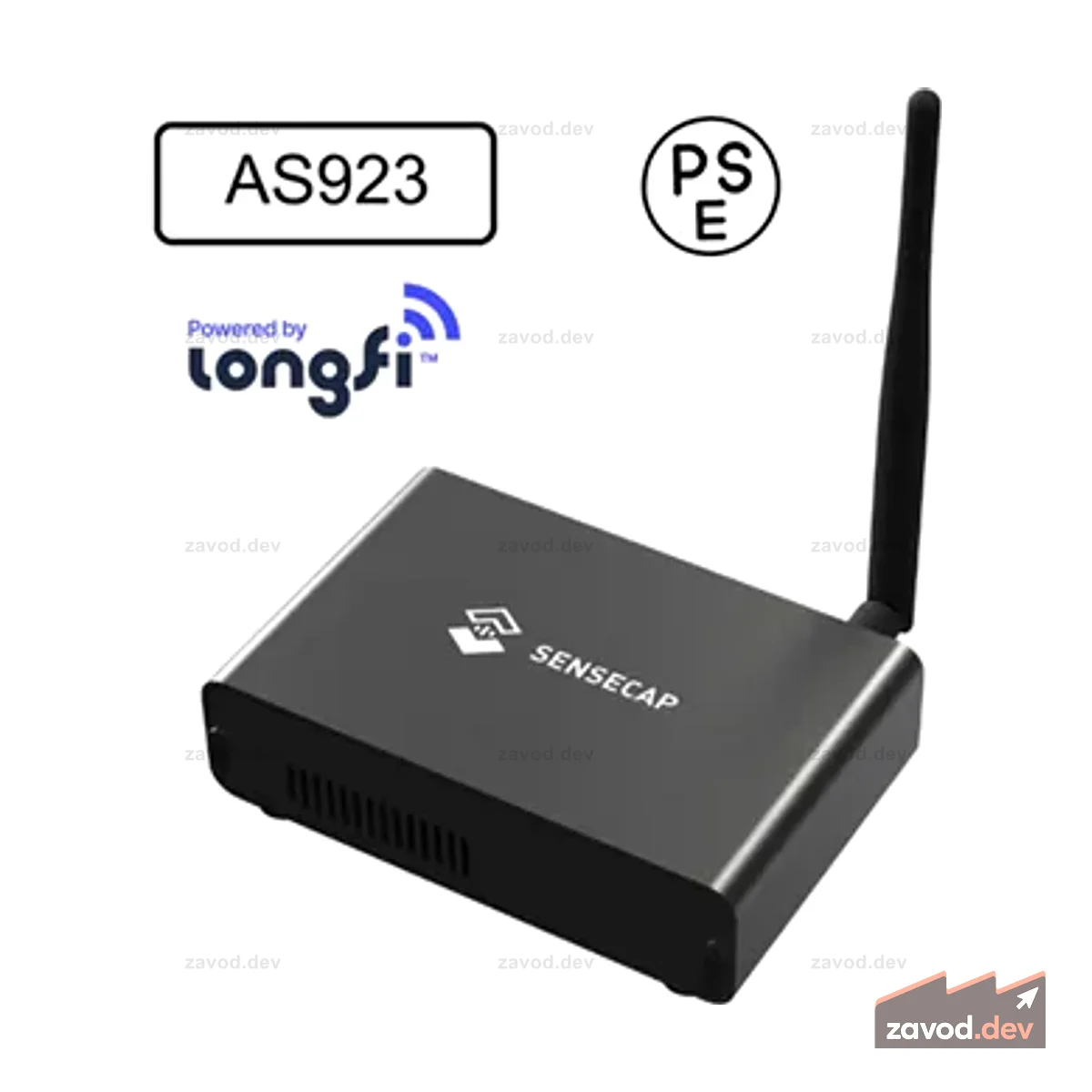 Внутренний шлюз SenseCAP M1 LoRaWAN (4G RAM+SX1302) — AS923 (Япония) — без адаптера