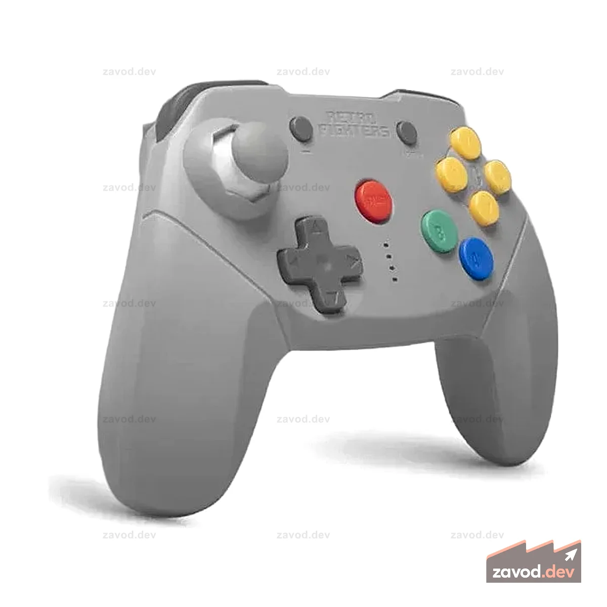 Retro Fighters Brawler64 Bluetooth NSO Edition — серый