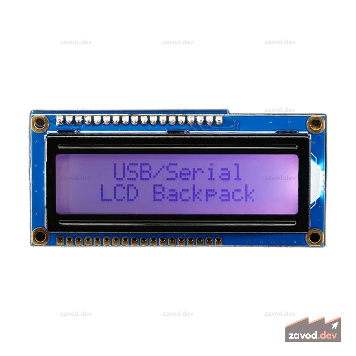 Комплект рюкзака USB + Serial с положительным ЖК-дисплеем с RGB-подсветкой 16x2