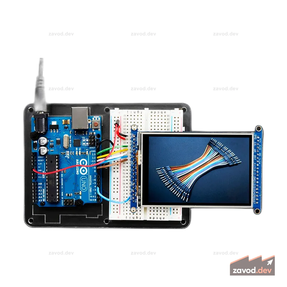 3,5-дюймовый TFT-экран 320x480 + коммутационная плата с сенсорным экраном и разъемом MicroSD HX8357D
