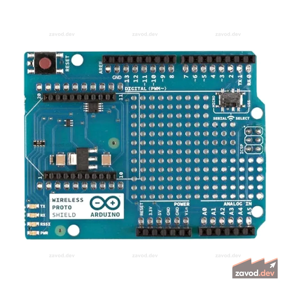 Беспроводной прото-шилд Arduino
