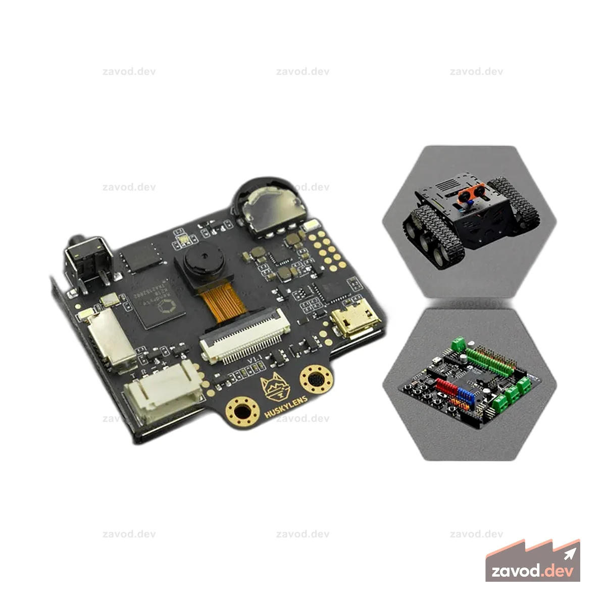 Gravity: HUSKYLENS с мобильной роботизированной платформой Devastator Tank и Romeo V2
