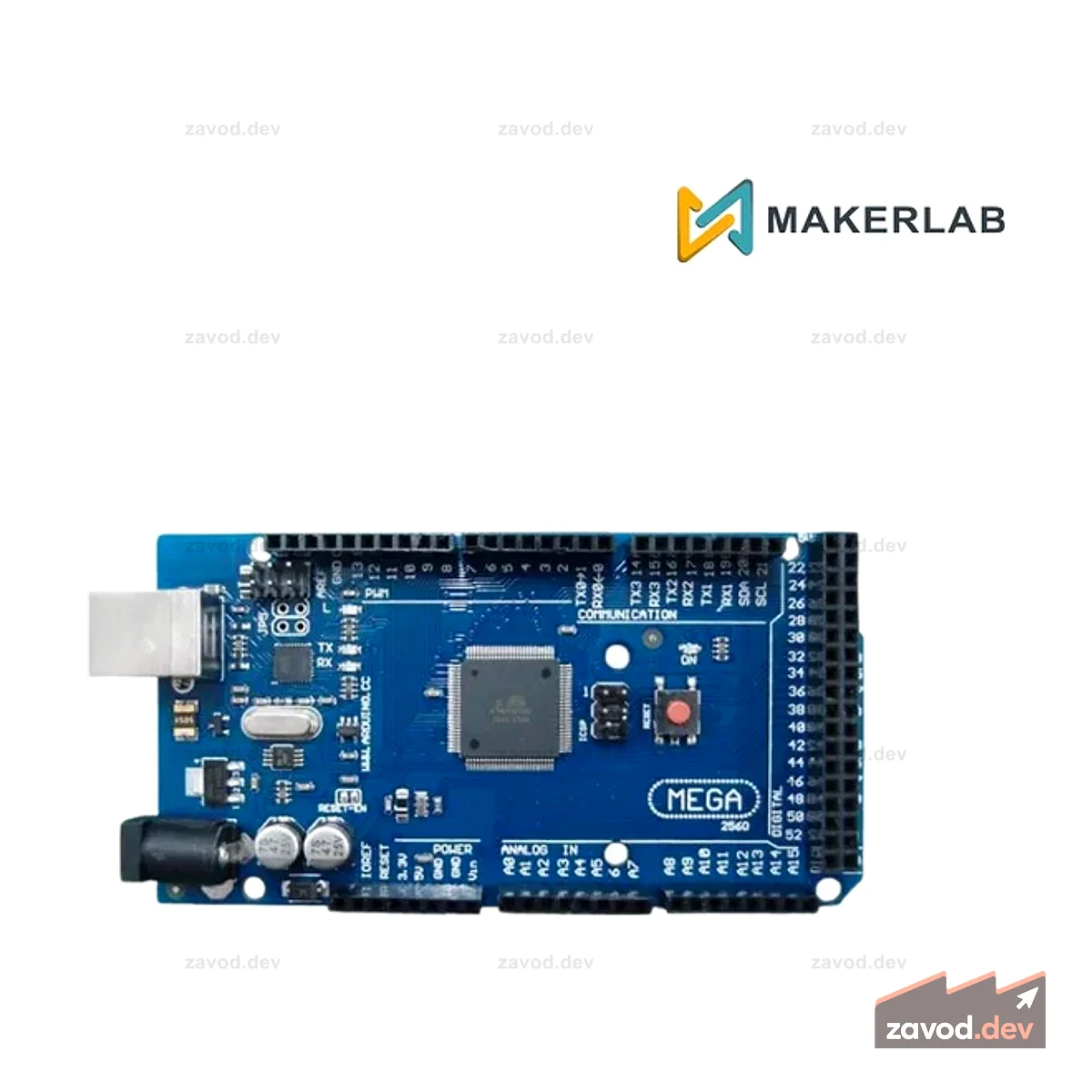 Плата Mega 2560 R3 на базе Arduino® без кабеля