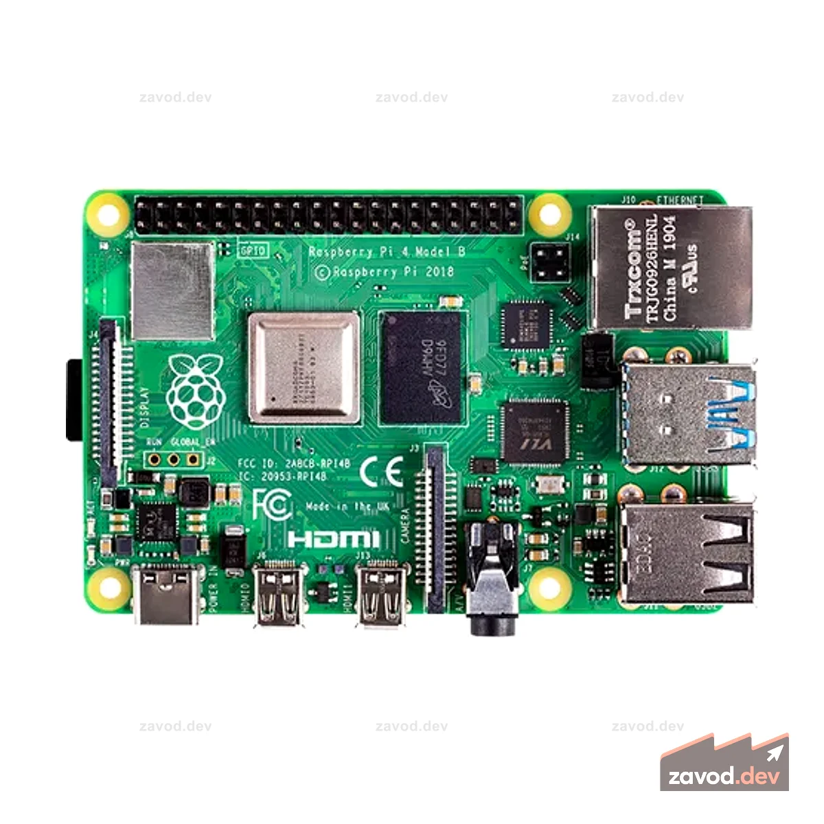 Raspberry Pi 4B 4G/8G для программирования Python AI Vision, плата для разработки Linux с глубоким обучением