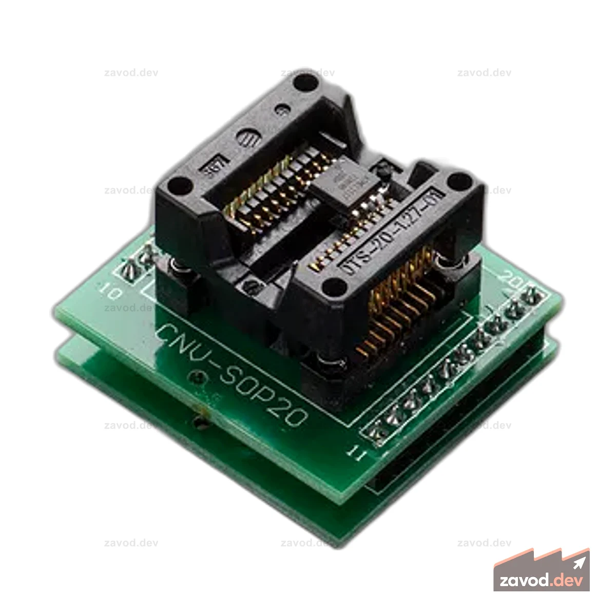Тестовая розетка для поверхностного монтажа - SOIC-20, средний размер