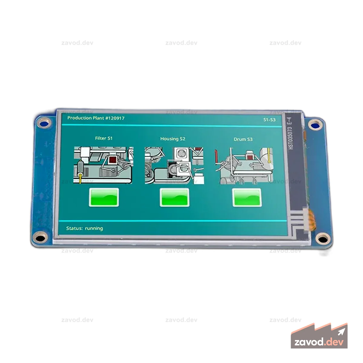 Nextion NX4832T035 - Модуль сенсорного TFT ЖК-дисплея HMI с диагональю 3,5 дюйма