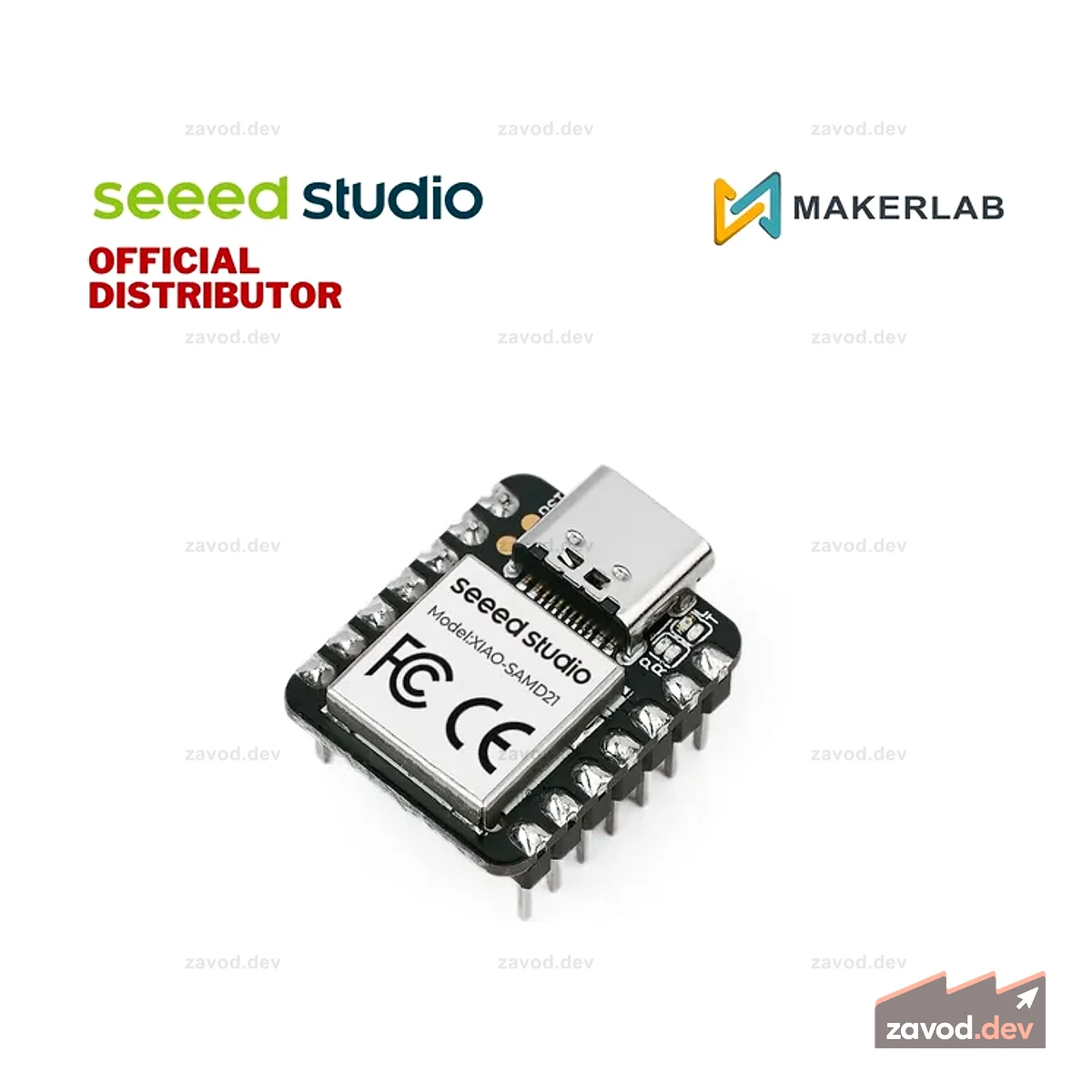 Seeed Studio XIAO SAMD21 (предварительно припаянный) - Seeeduino XIAO