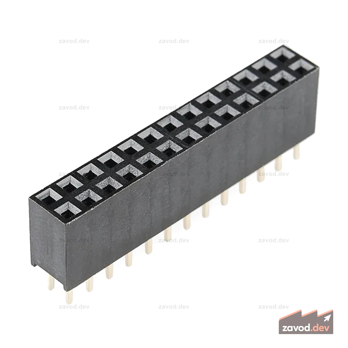 13x2-контактный разъем с внутренней резьбой