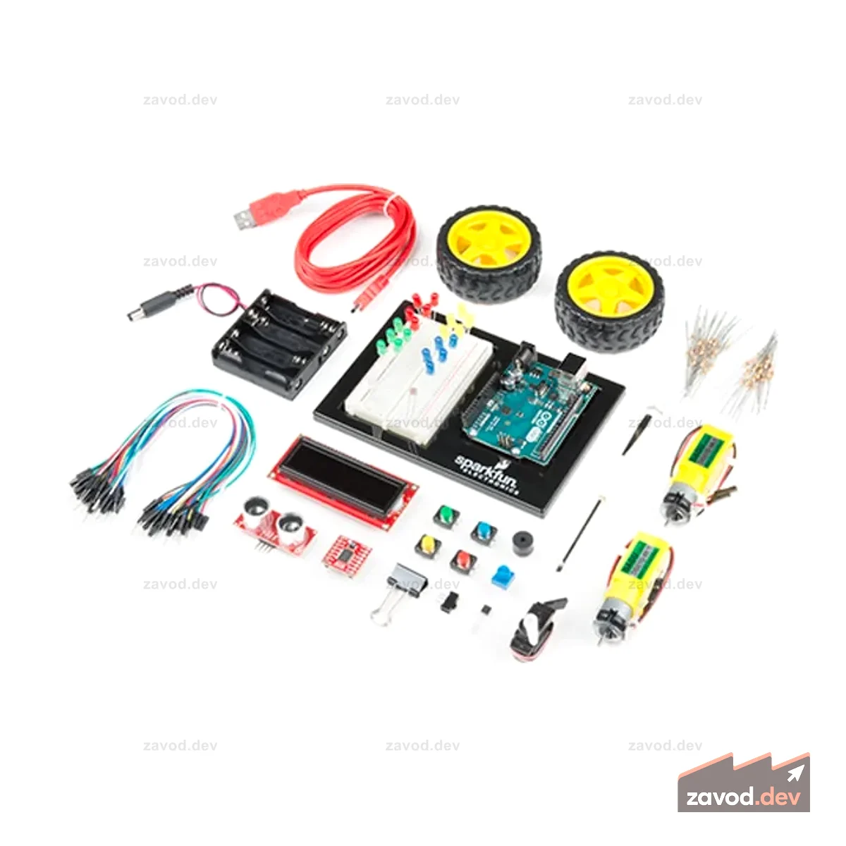 Комплект изобретателя SparkFun для Arduino Uno - v4.0