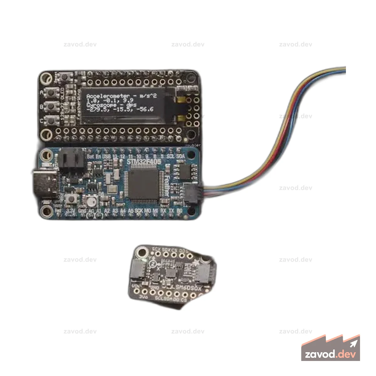 Adafruit LSM6DSOX Акселерометр и гироскоп с 6 степенями свободы