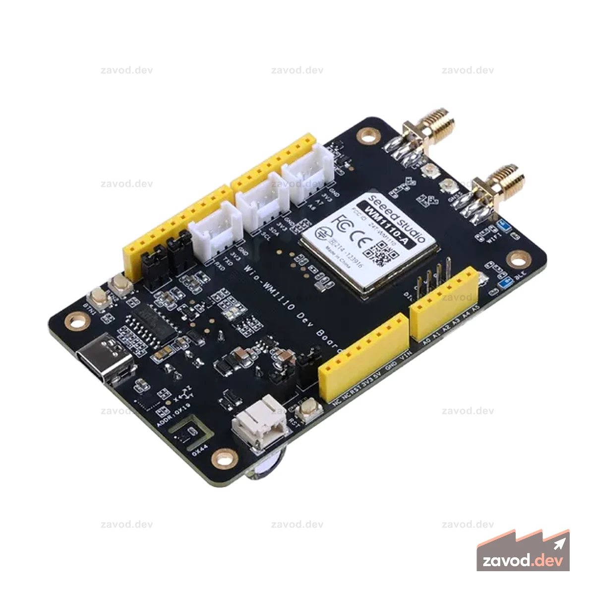 Комплект разработчика Wio-WM1110, встроенный Semtech LR1110 и Nordic nRF52840
