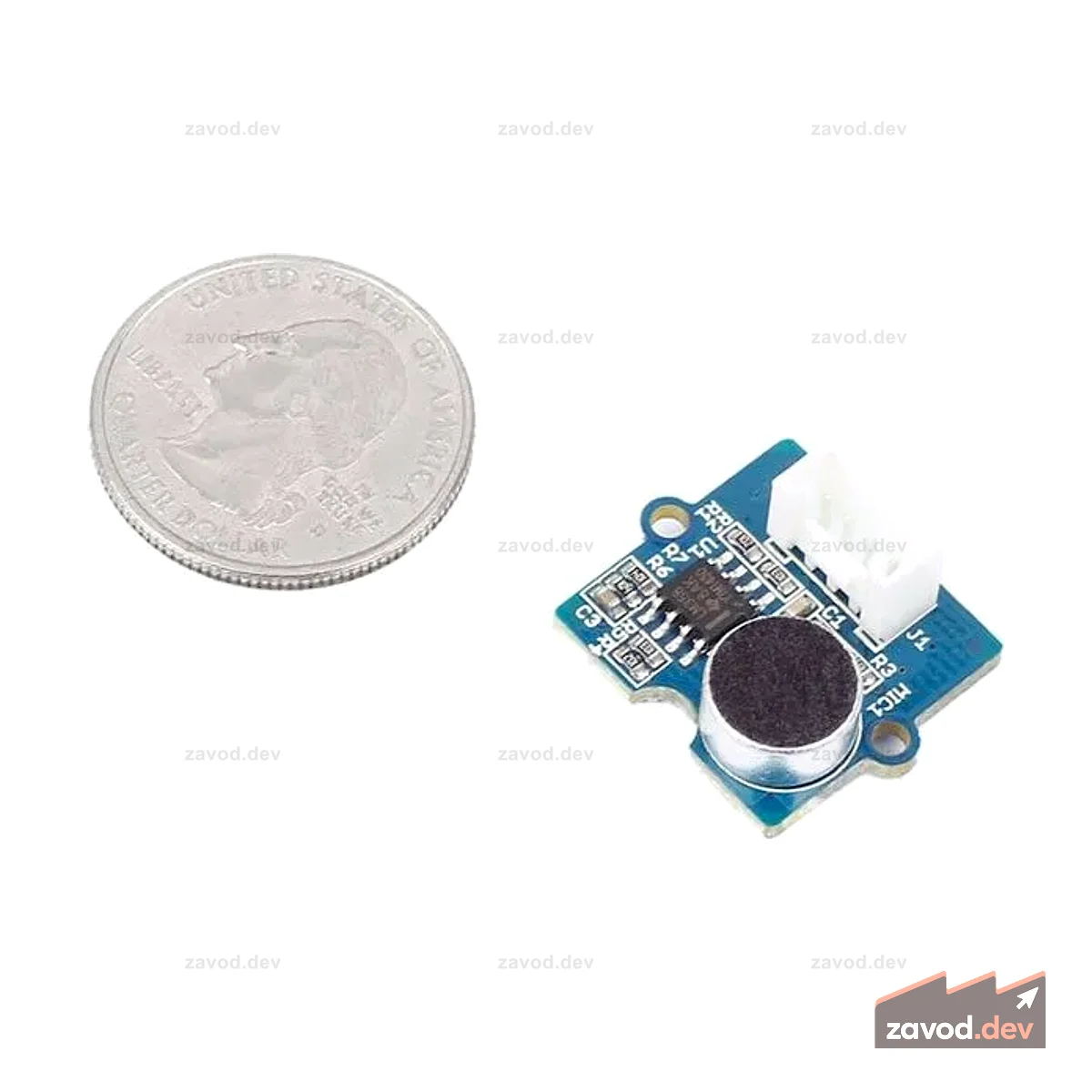 Grove - Датчик звука на базе усилителя LM358 - Совместим с Arduino