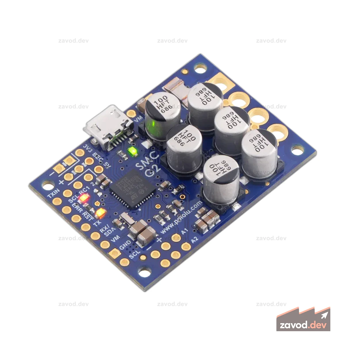 Простой контроллер двигателя высокой мощности G2 24v19