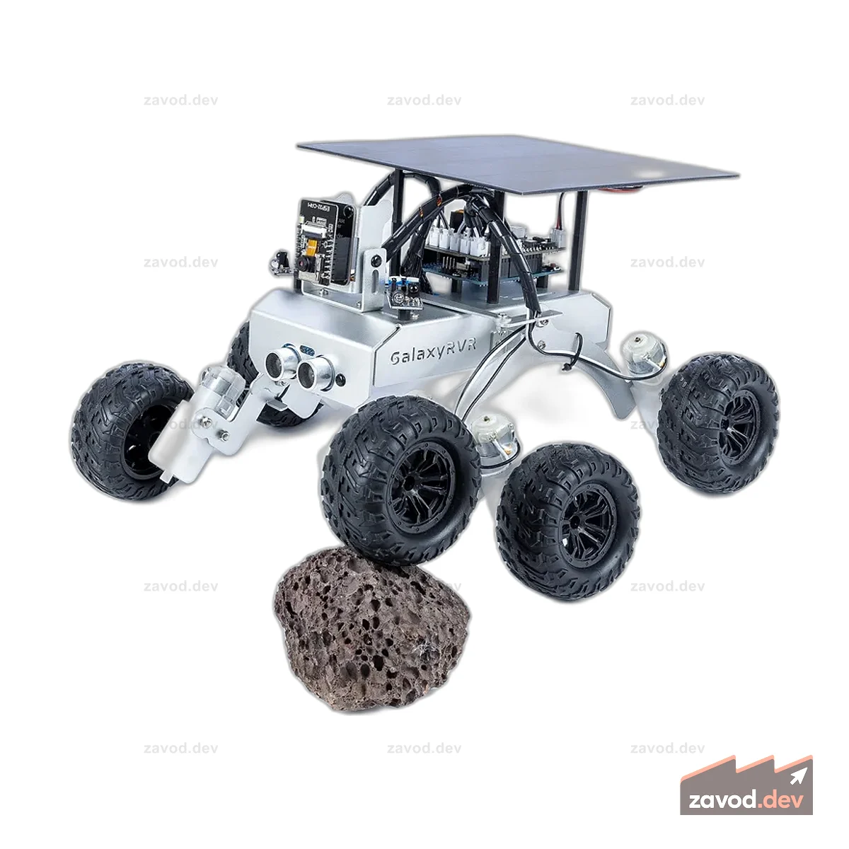 Комплект SunFounder GalaxyRVR Mars Rover STEM для Arduino, совместимый с Uno R3, подвеской Rocker-Bogie, Scratch, C, камерой, FPV, аккумуляторной батареей, для студентов, преподавателей, инженеров