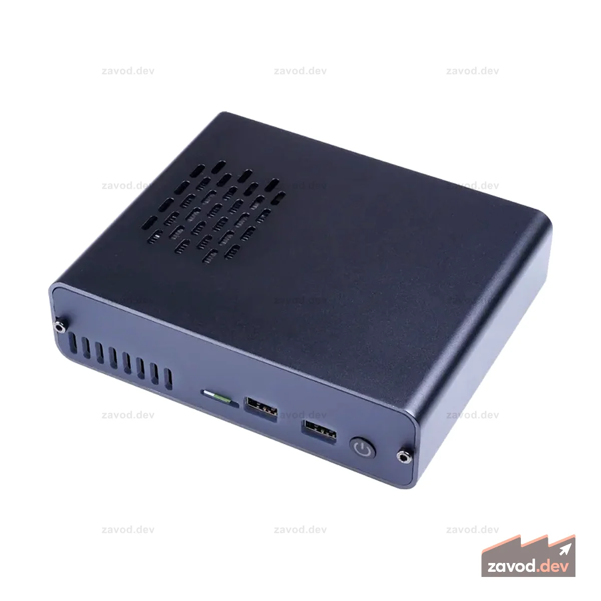 DeskPi Pro для Raspberry Pi 4 — поддержка 2,5-дюймовых жестких дисков/твердотельных накопителей, 2 полноразмерных порта HDMI, кулер Ice Tower