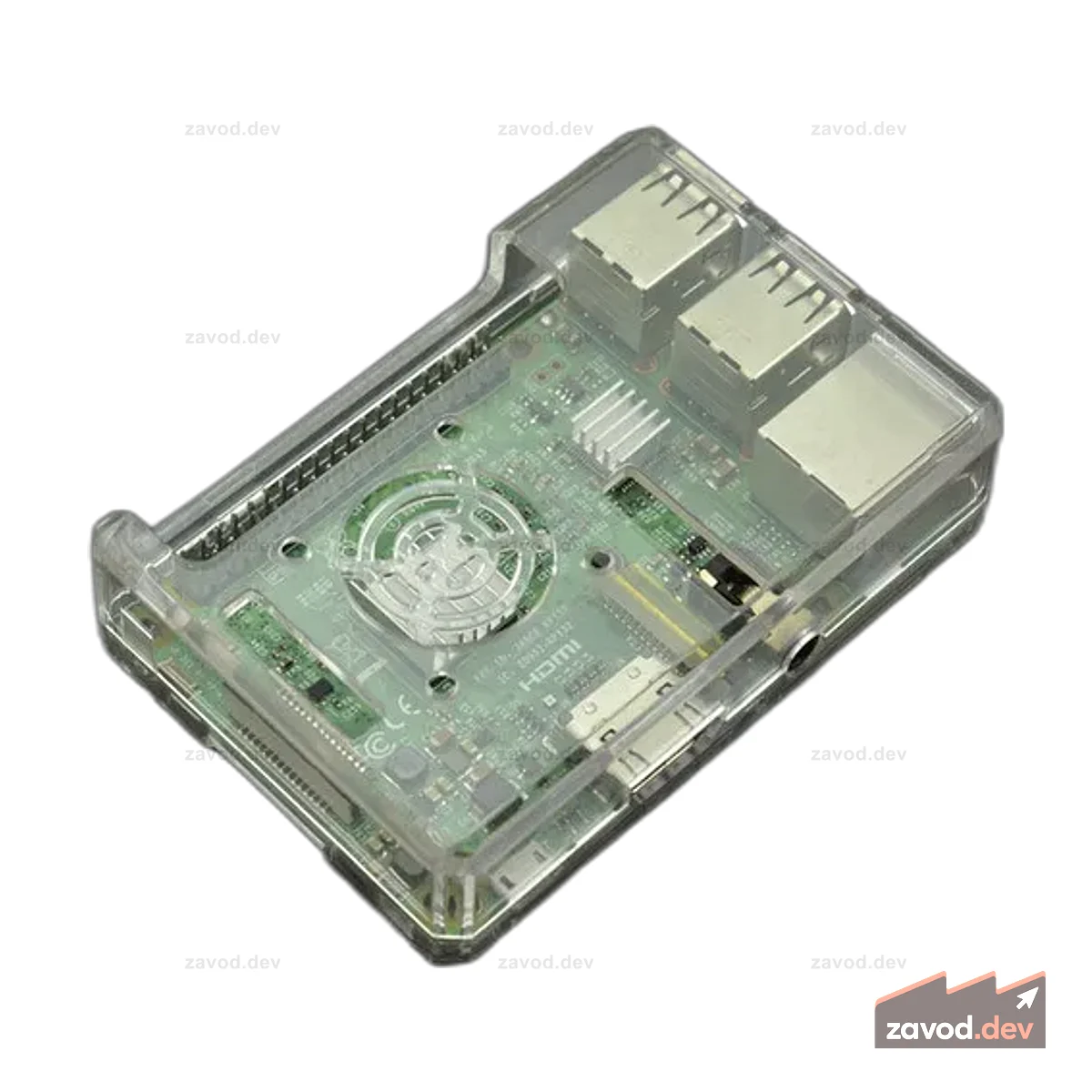Прозрачный чехол из АБС-пластика для Raspberry Pi B+/2B/3B/3B+