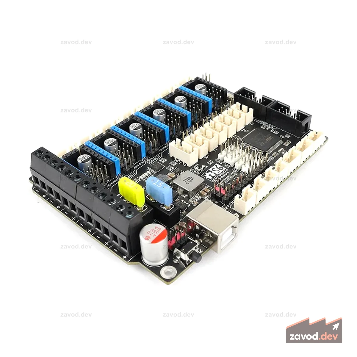 S6 V2.0 32-битная плата XH Разъем Плата управления Поддержка 6X TMC Драйверы Uart/SPI Flying Wire VS F6 V1.3 SKR V1.3