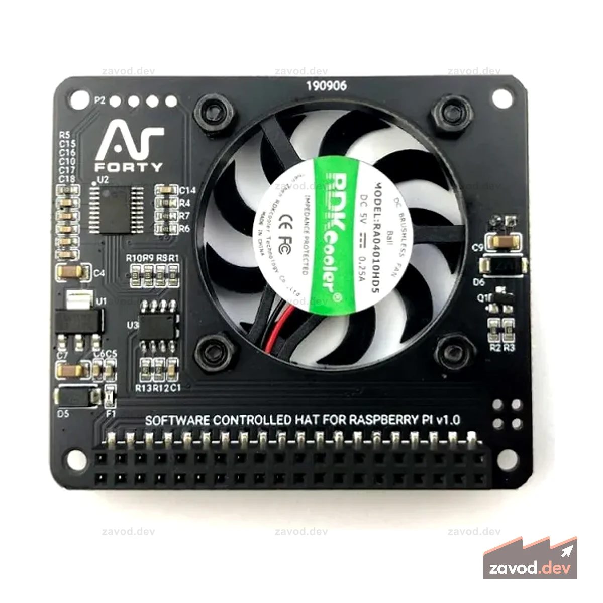 Шляпа Argon Raspberry Pi 4/Raspberry Pi 3