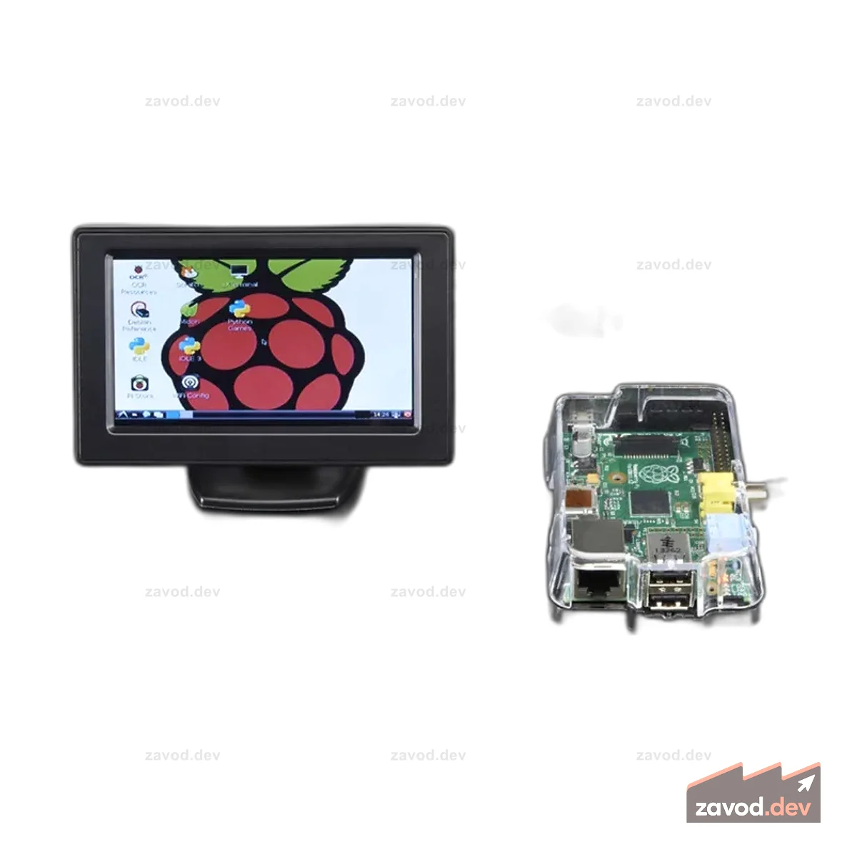 NTSC/PAL (Телевидение) TFT-дисплей - 4,3 диагонали