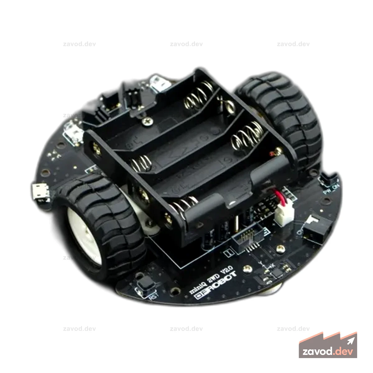 Полный комплект MiniQ 2WD v2.0 (совместим с Arduino)
