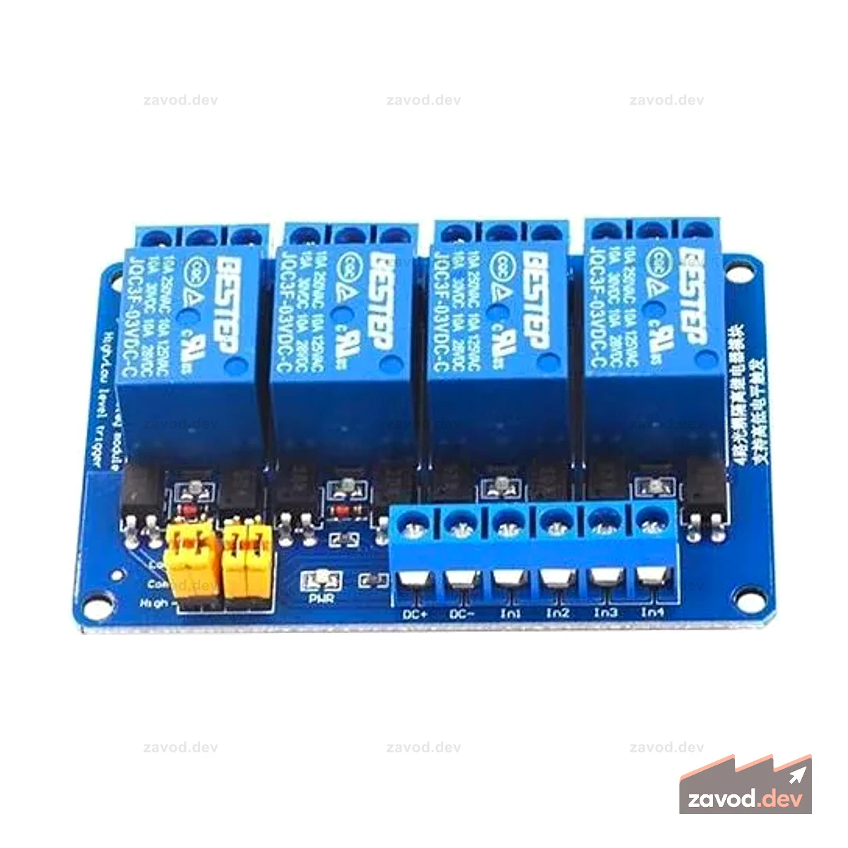 BDD RELAY BOARD 4CH 3.3V