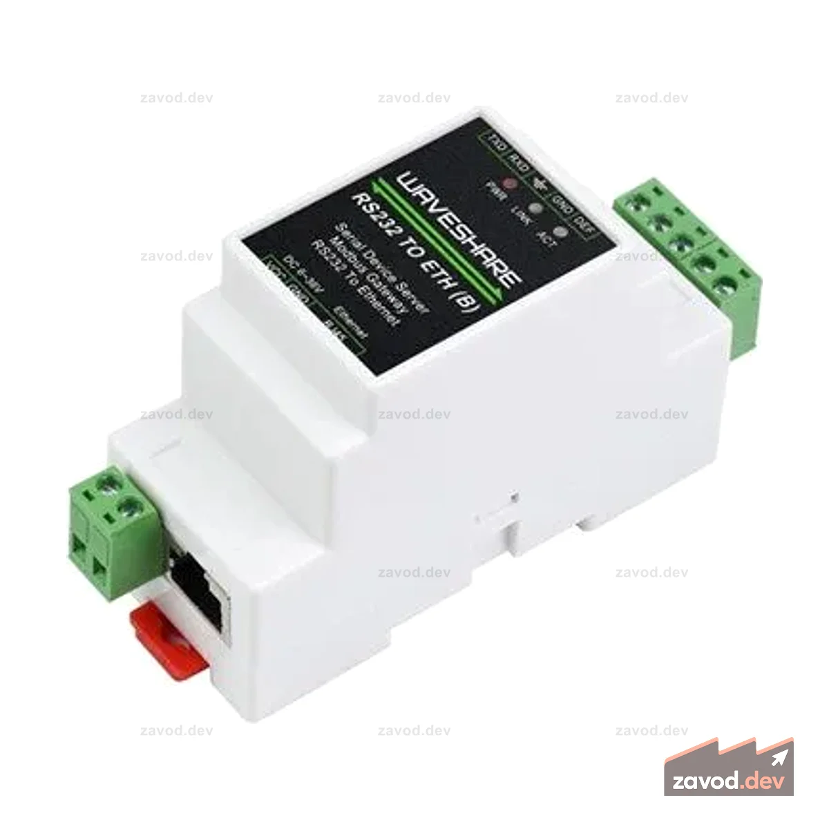 WVS RS232 TO RJ45 ETHERNET POE