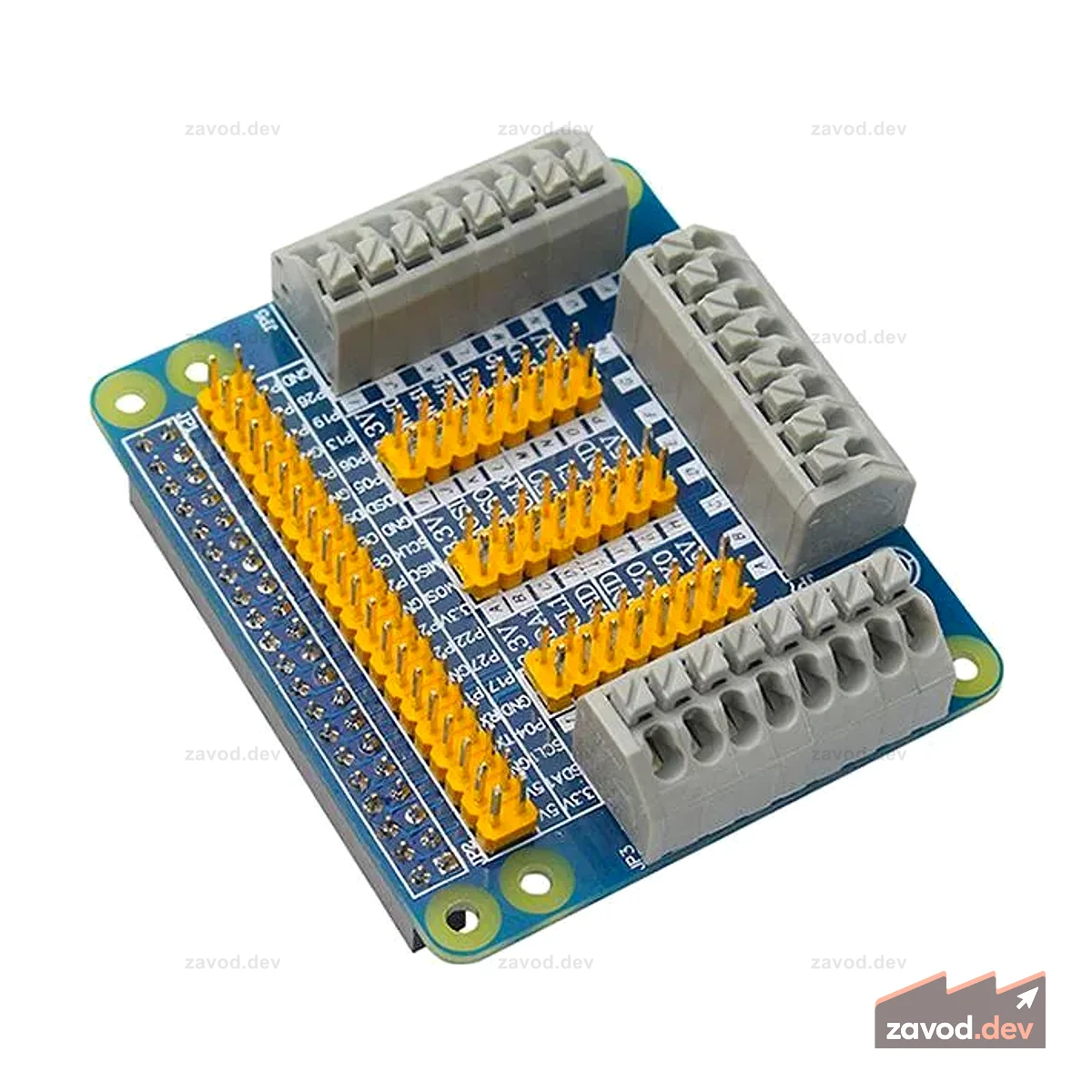 Многофункциональная плата расширения Raspberry Pi GPIO с нейлоновой перемычкой с фиксированным винтом для Raspberry PI 4B-3B-3B+