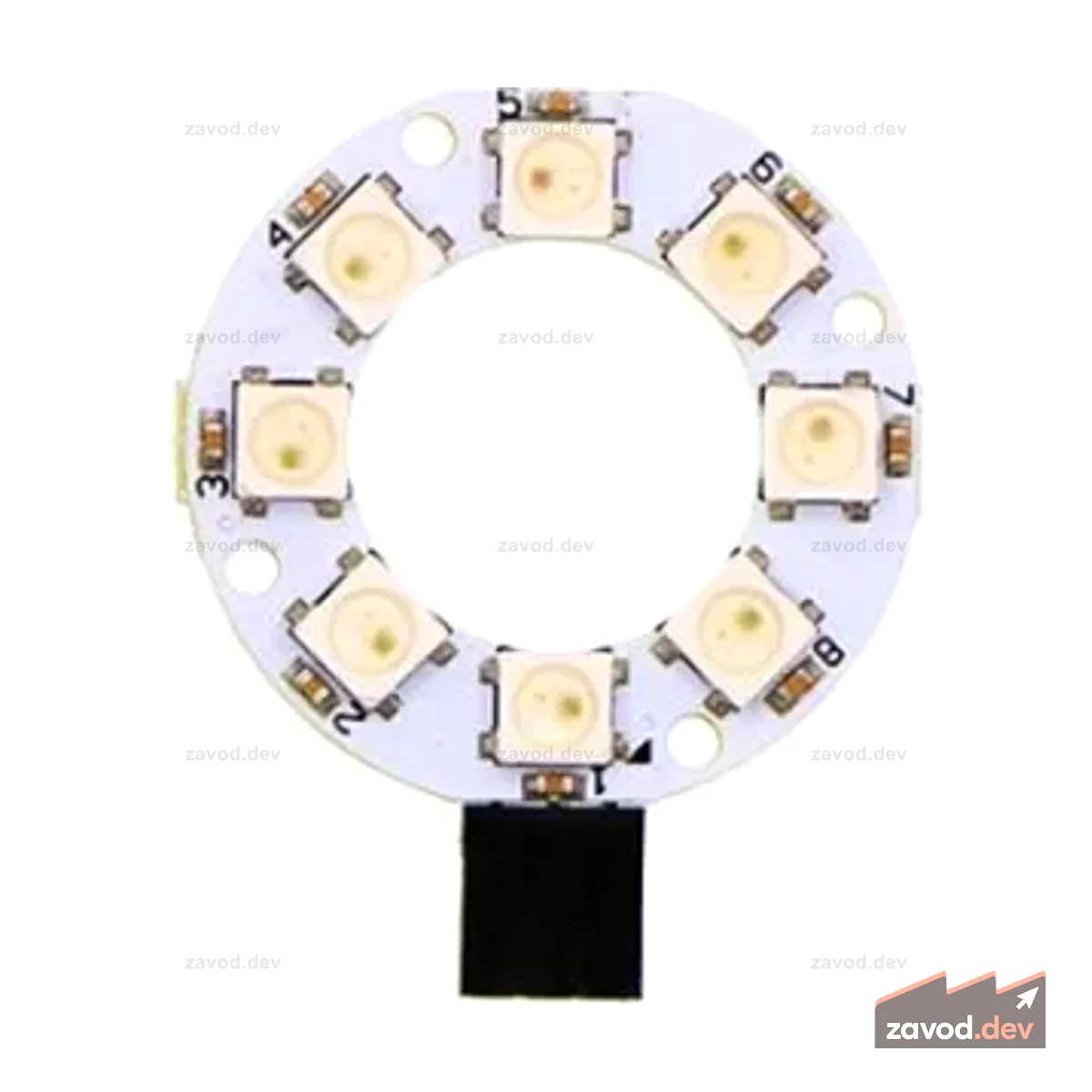 8 RGB Радужное светодиодное кольцо