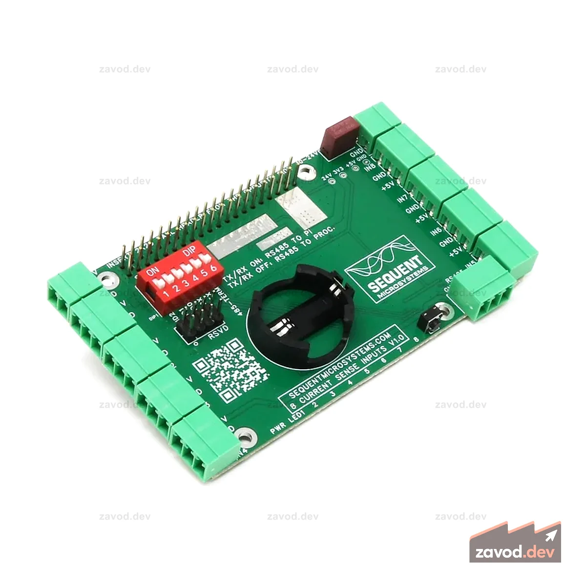 Датчик тока Холла DAQ HAT для Raspberry Pi
