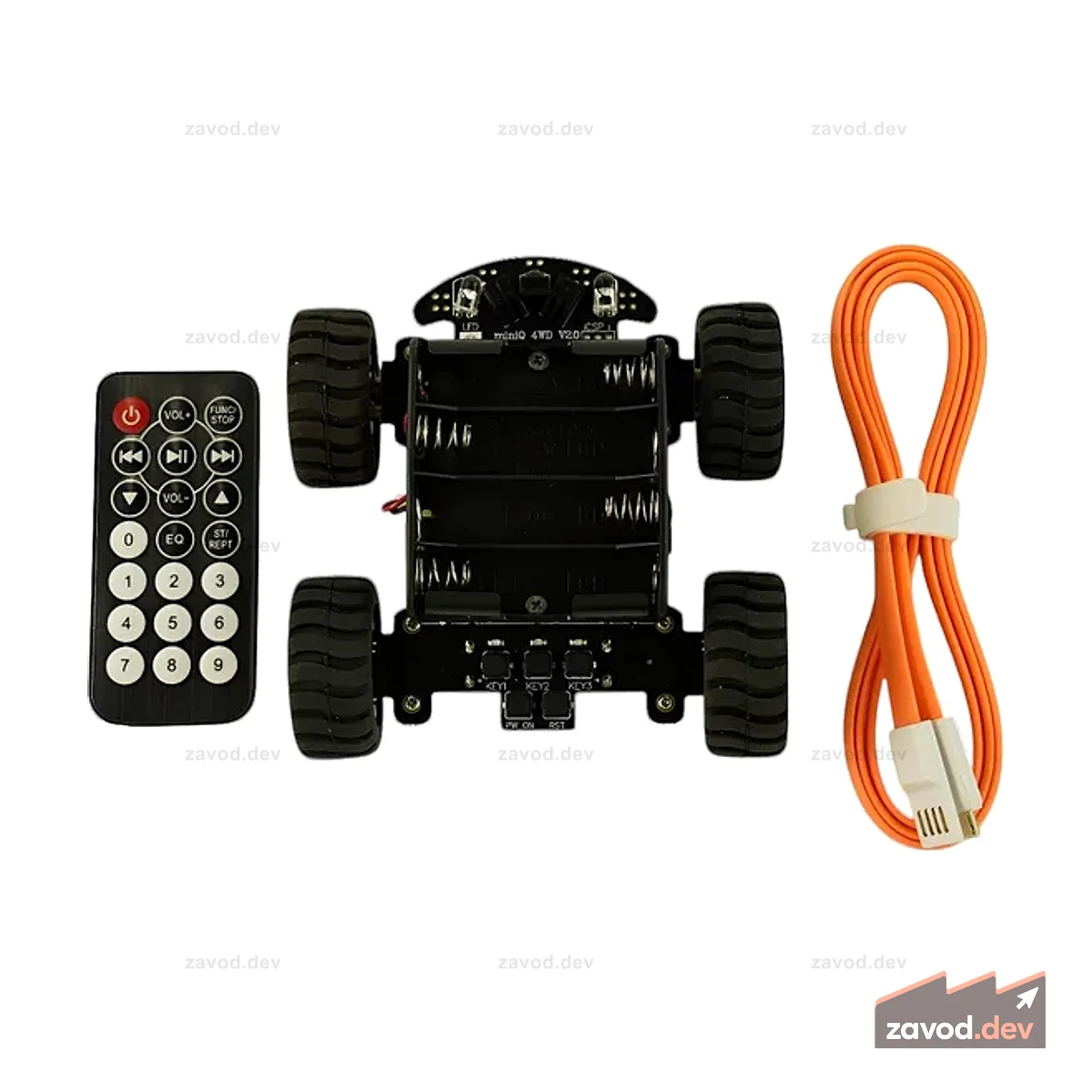 Мобильный робот MiniQ 4WD повышенной проходимости для Arduino