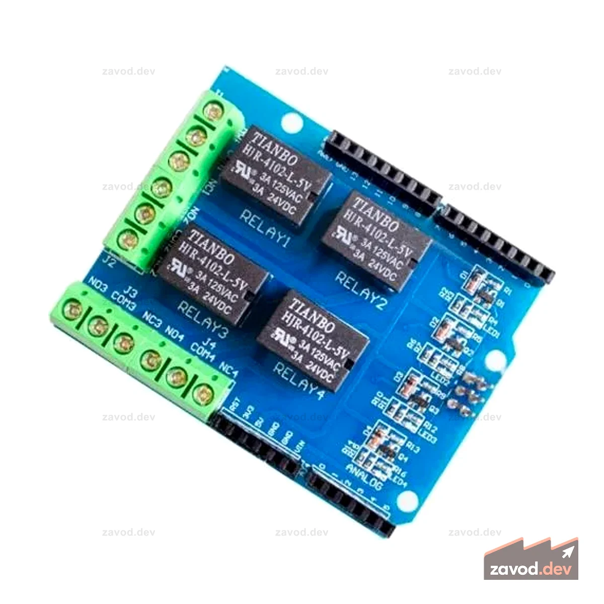 HKD 4 CHANNEL RELAY SHIELD