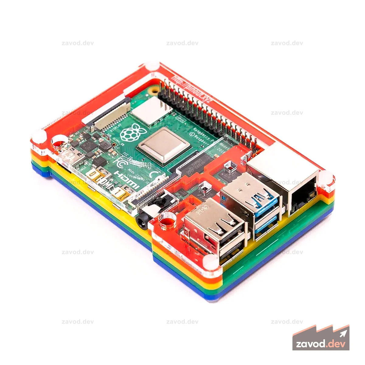 Pibow Coupé 4 (Нур для Raspberry Pi 4!)