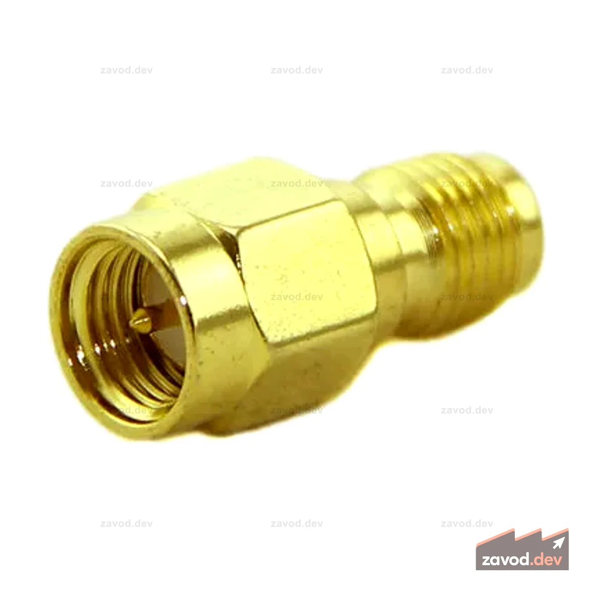 РЧ-адаптер RP-SMA Jack на SMA Plug, прямая длинная версия