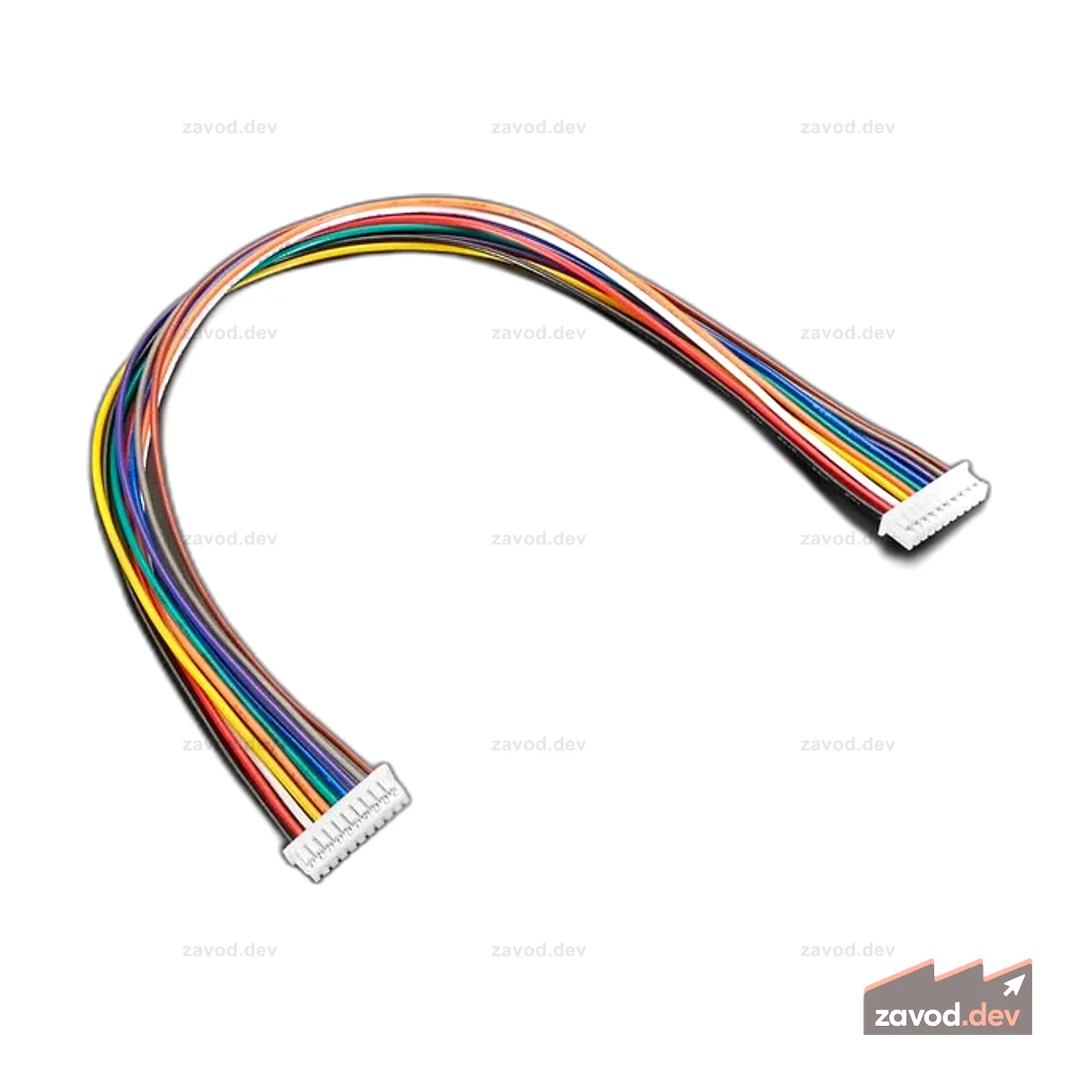 10-контактный кабель с шагом 1,25 мм, длина 20 см, 1:1, совместимый с Molex PicoBlade