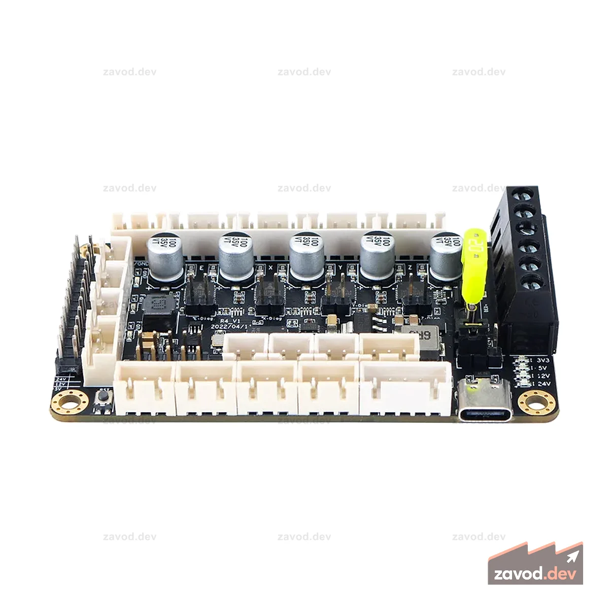 Fysetc R4 Moederbord Voron V0.1 Плата 86 мм * 48 мм 3D-принтер Onderdelen TMC2209 Voor Voron Printer
