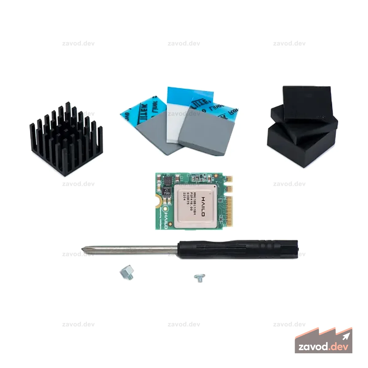 Стартовый комплект модуля Hailo-8 M.2 A+E Key 2230 (26 TOPS)