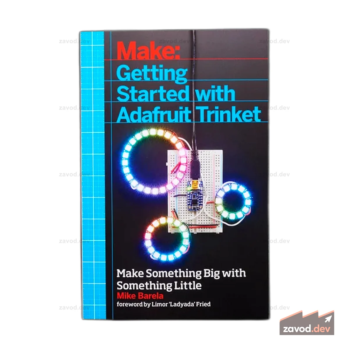 Начало работы с книжкой-брелком + комплект аксессуаров Adafruit Trinket 5V