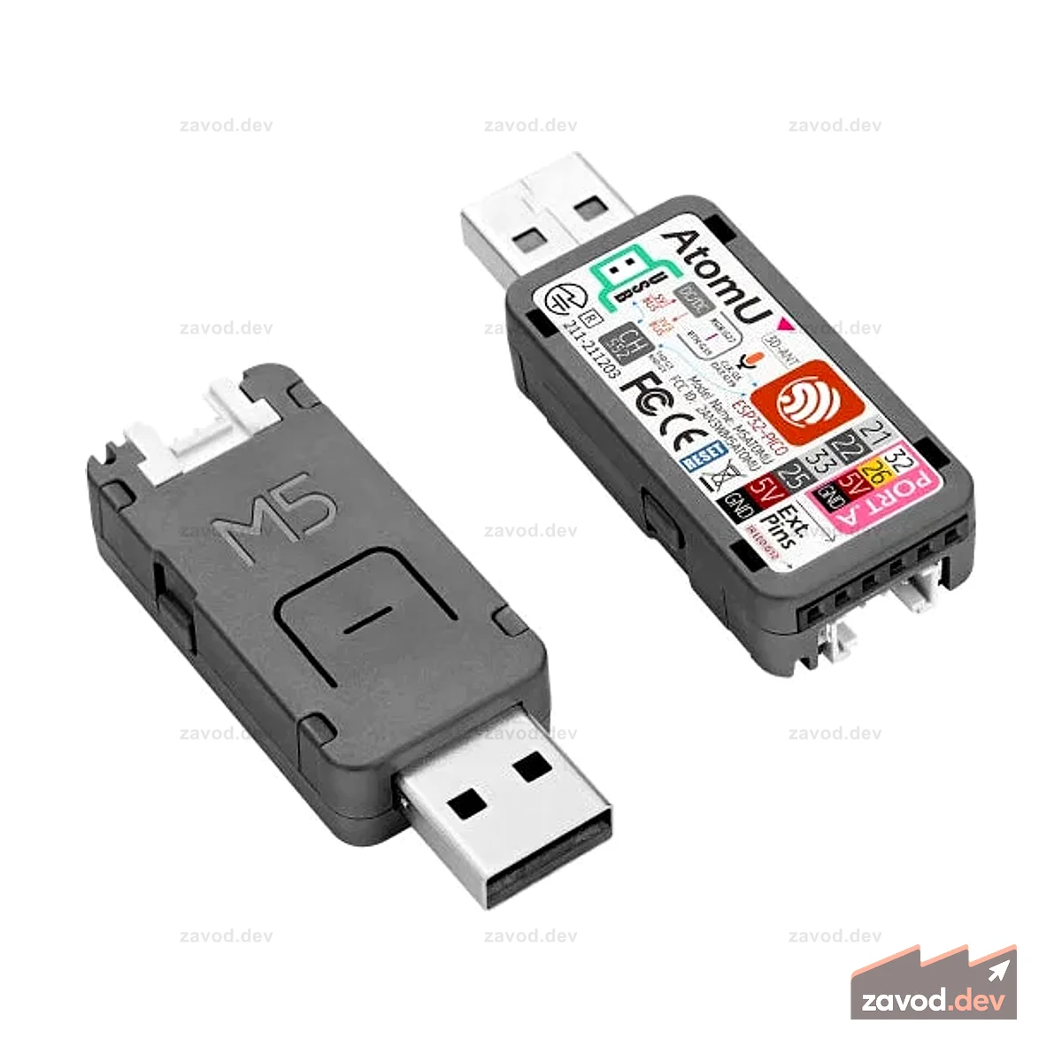 Комплект разработчика AtomU ESP32 с USB-A
