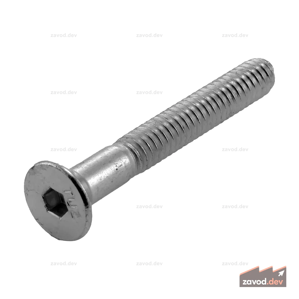 Винт с плоской головкой 1/4-20 x 2 дюйма