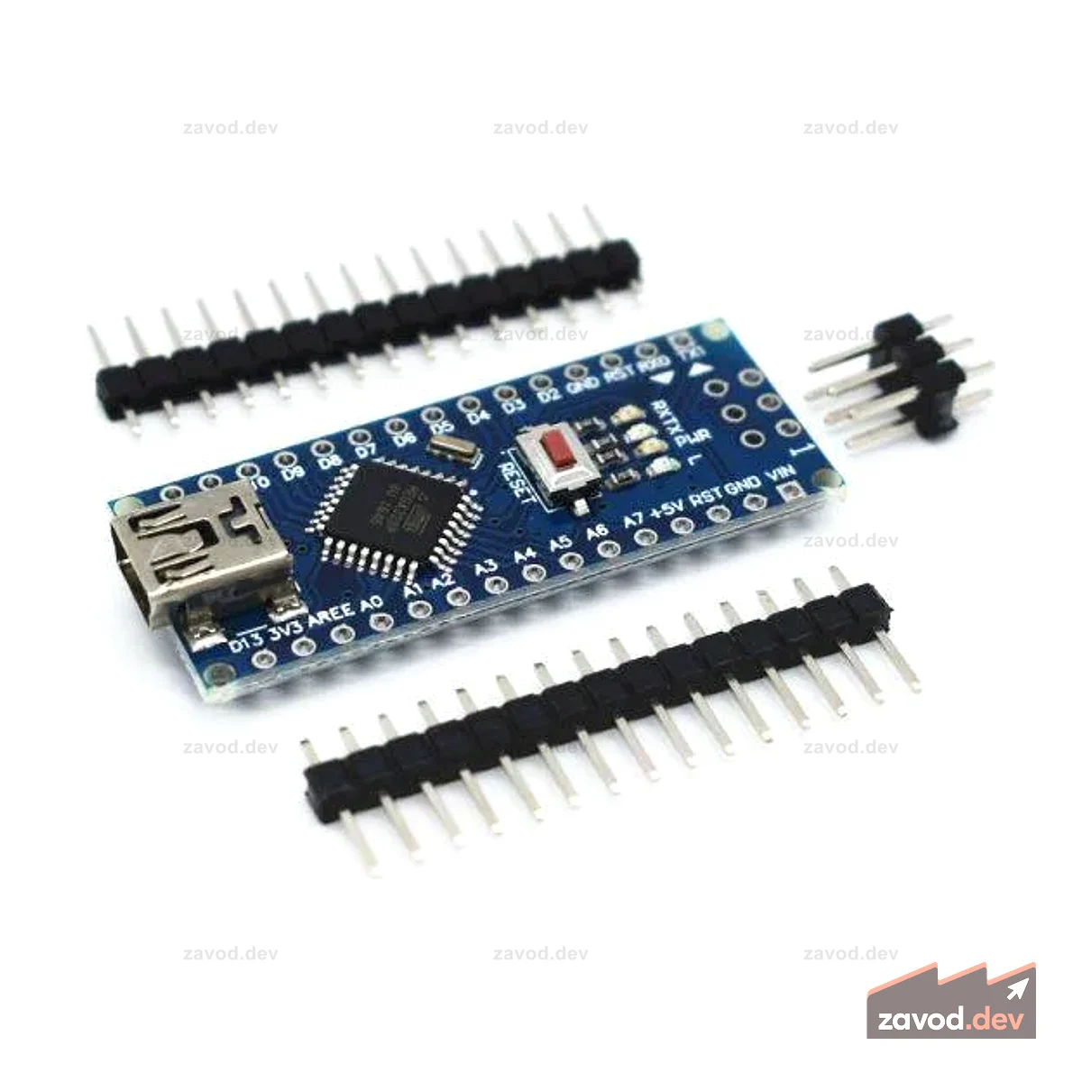 Плата, совместимая с Arduino Nano R3, с чипом CH340