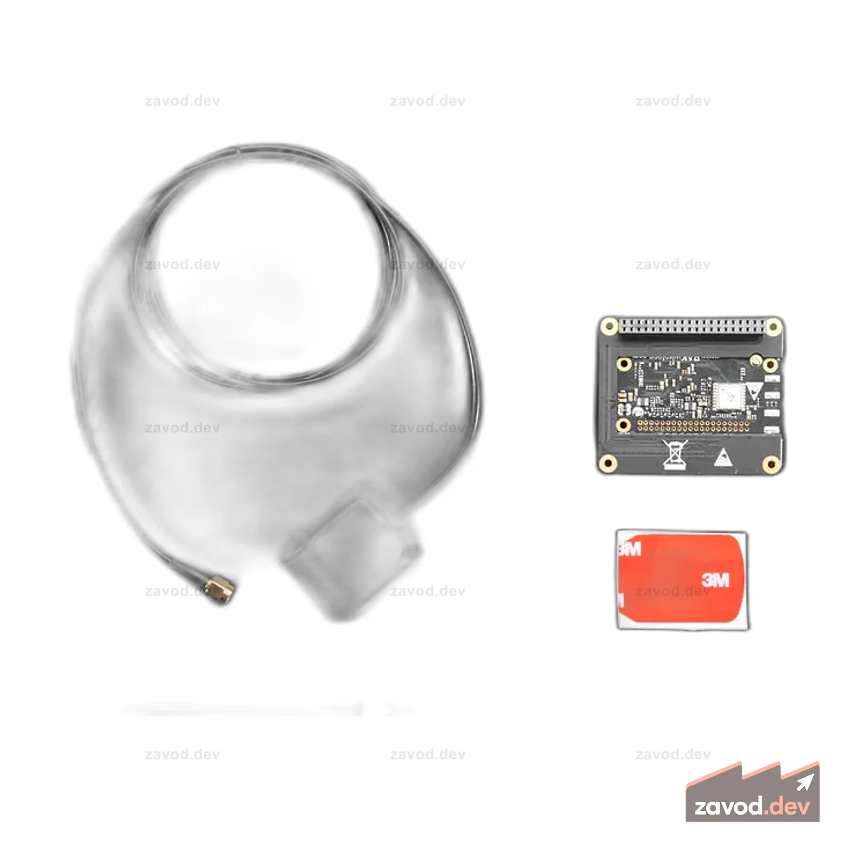 8-канальный шлюз LoRa HAT с антенной LoRa и GPS — SX1301 Pi не входит в комплект
