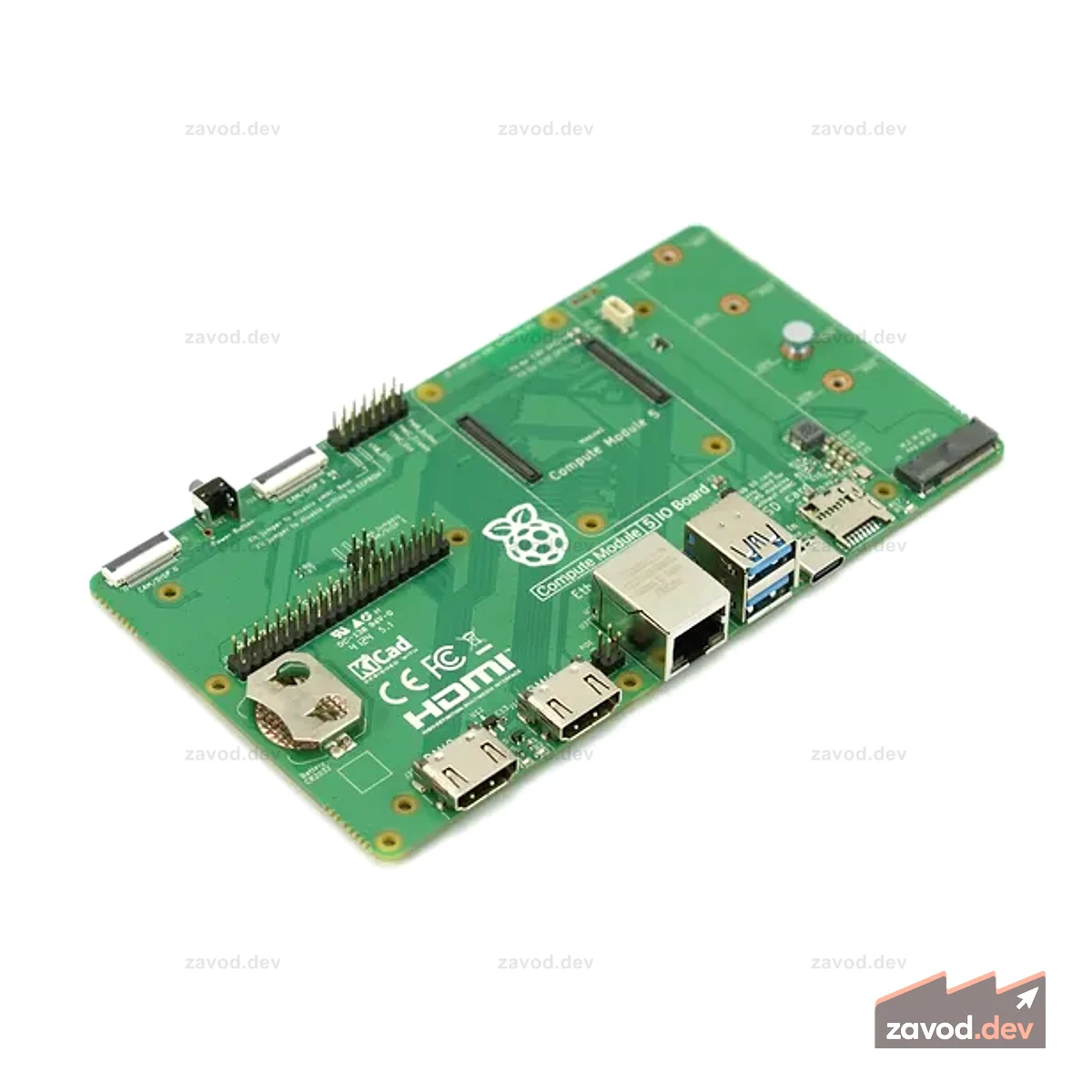 Плата ввода-вывода вычислительного модуля Raspberry Pi 5