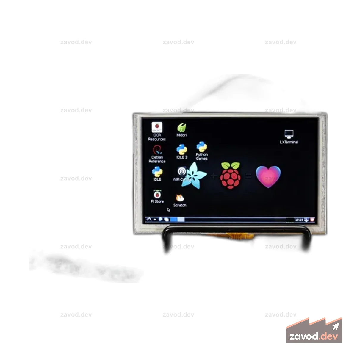 HDMI 4 Pi: 5 Дисплей (с сенсорным экраном) 800x480 - HDMI/VGA/NTSC/PAL
