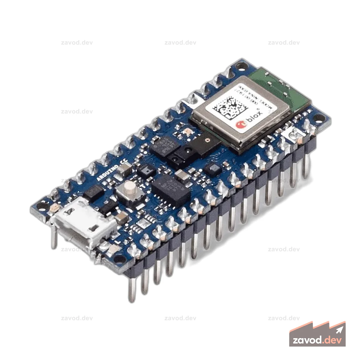 Arduino Nano 33BLE Sense Rev2 с разъемами ABX00070