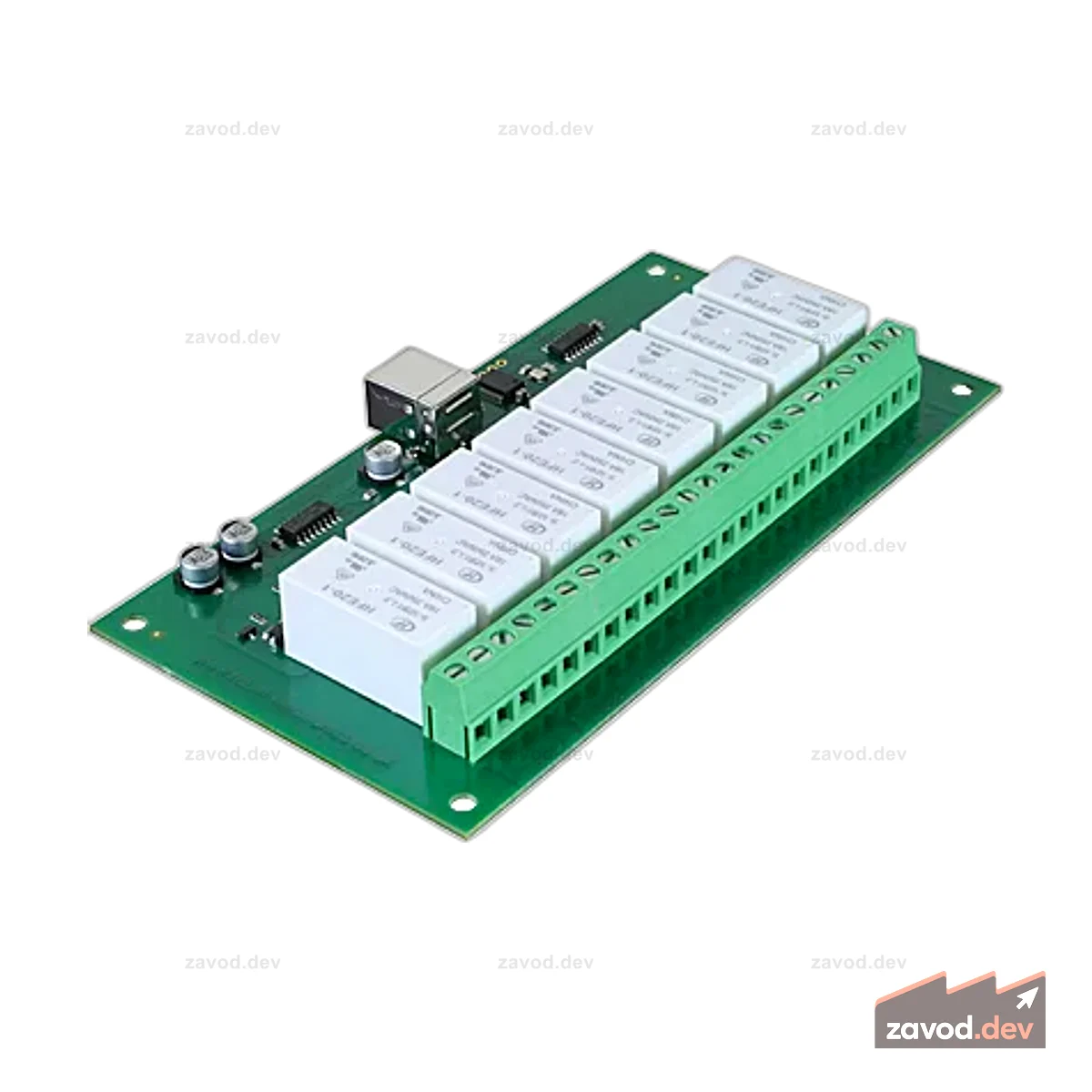 USB-RLY16L - 16 А, 8-канальный релейный модуль