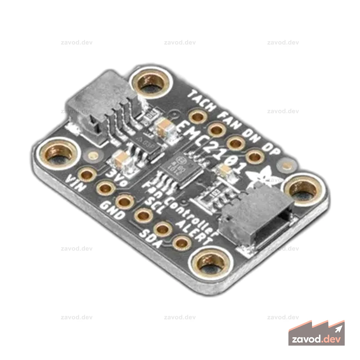 Adafruit EMC2101 I2C Контроллер вентилятора ПК и датчик температуры — STEMMA QT / Qwiic